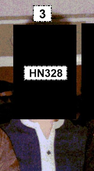 Redacted picture of Joan Hillier at Scotland Yard